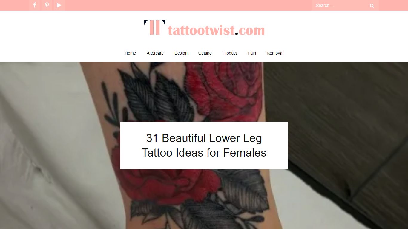 31 Beautiful Lower Leg Tattoo Ideas for Females - Tattoo Twist